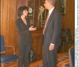 Rachida Dati le 8 décembre à Washington avec le ministre de la justice américaine Eric Holder