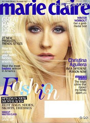Le magazine  Marie-Claire  américain offre sa couverture de février 2010 à la chanteuse Christina Aguilera, qui sortira en mars 2010 son quatrième album studio.