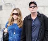 Charlie Sheen et Brooke Mueller à Los Angeles, le 21 mars 2009.