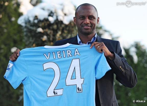 Patrick Vieira vient de signer à Manchester City (Angleterre).