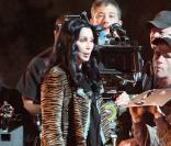 La légendaire Cher, à l'occasion du tournage de  Burlesque , à Hollywood, le 9 janvier 2010.