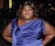 La révélation Gabourey Sidibe, à l'occasion du gala de la National Board of Review of Motion Pictures Awards, qui s'est tenu au Cipriani de New York, le 12 janvier 2010.