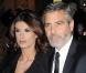George Clooney et la belle Elisabetta Canalis, à l'occasion du gala de la National Board of Review of Motion Pictures Awards, qui s'est tenu au Cipriani de New York, le 12 janvier 2010.