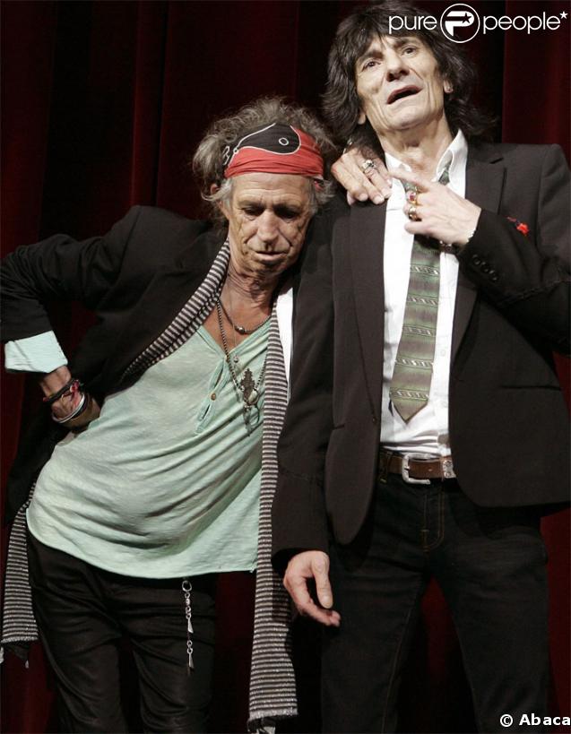 Keith Richards et Ron Wood