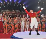 Albert Grimaldi, Charlene Wittstock, Stéphanie de Monaco et sa fille Pauline au Festival International du Cirque de Monaco. 19/01/2010