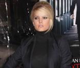 La pulpeuse Jessica Simpson à l'occasion de l'avant-première de  Mesures exceptionnelles , qui s'est tenue au Graumann's Chinese Theatre de Los Angeles, le 19 janvier 2010.