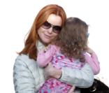 Marcia Cross et l'une de ses filles (Los Angeles, 23 janvier 2010)