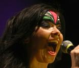 Björk lors de son concert à Shangaï