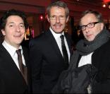 Guillaume Gallienne, Lambert Wilson et Fabrice Luchini au dîner de la mode le 28 janvier 2010