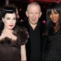 Jean-Paul Gaultier épaulé par Naomi Campbell et Dita Von Teese, PPDA et les plus grands ont sorti le grand jeu...
