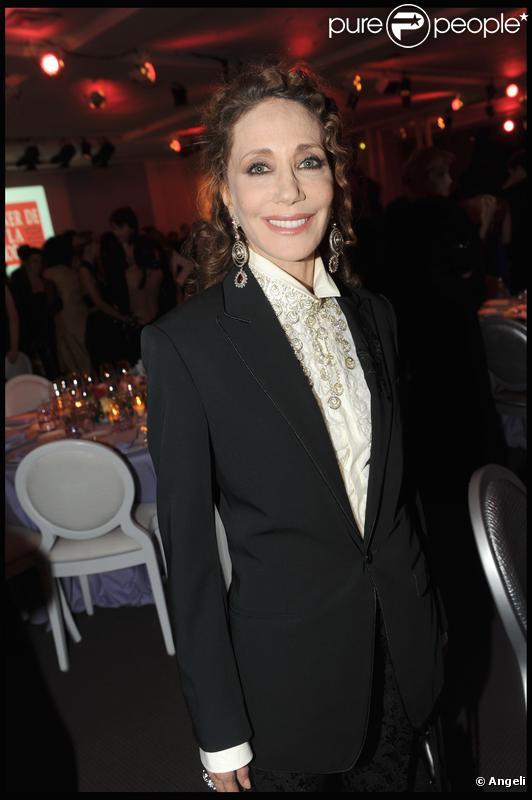 Marisa Berenson au dîner de la mode le 28 janvier 2010