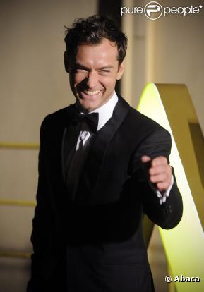 Jude Law à Moscou le 28 janvier 2010 pour la Martini's All That Glam party