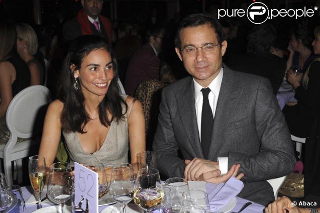 Jean-Luc Delarue et sa compagne Inès Sastre 