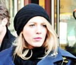 Blake Lively sur le tournage de Gossip Girl