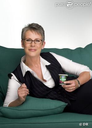 Jamie Lee Curtis pose pour Activia