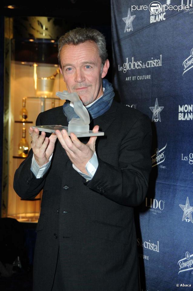 Pépite de cristal : le chef Alain Passard lors de la cérémonie des Globes de cristal, à Paris, le 8 février 2010 !