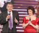 Patrick Poivre d'Arvor et Anne Roumannof présentent la cérémonie des Globe de cristal, à Paris, le 8 février 2010 !