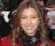 Jessica Biel pour la promo de Valentine's Day à New York le 10 février