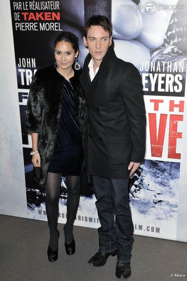 Jonathan Rhys-Meyers couple