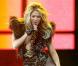 Shakira, dimanche 14 février, interprète un medley de ses singles au NBA All-Star Game 2010, au Cowboys Stadium d'Arlington.