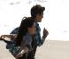 Joe Jonas et Demi Lovato sur le tournage du clip Making a Wave au restaurant The Sunset à Malibu le 15 février 2010