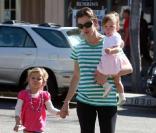 Ben Affleck, Jennifer Garner et leurs filles Violet et Serafina