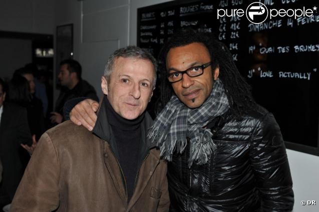 Christian Charmetant et Manu Katché au restaurant Les Cinoches. 15/02/2010