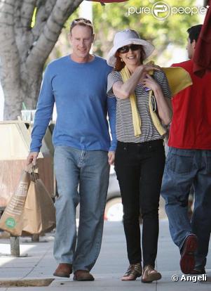 Marcia Cross et son mari Tom Mahoney (12 février 2010 à Los Angeles)