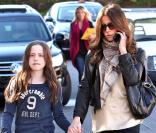 Kate Beckinsale, son mari Len Wiseman, et sa fille Lily, sont de sortie à Santa Monica, le samedi 20 février, pour une virée shopping en famille.