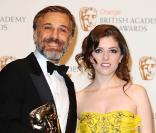 Christoph Waltz et Anna Hendrick à la remise des BAFTA, à Londres, le 21 février 2010 !