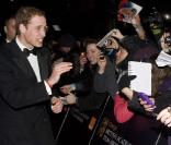 Le prince William fait ses débuts de président de la cérémonie des Bafta, à Londres, le 21 février 2010 !