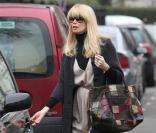 Claudia Schiffer à Londres, le 23 février 2010