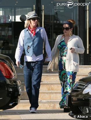 Lisa Marie Presley et son mari Michael Lockwood