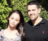 Jesse Metcalfe et sa girlfriend Nadine Vinzens, de sortie sur West Hollywood, le jeudi 25 février, pour une virée shopping chez Fred Segal.