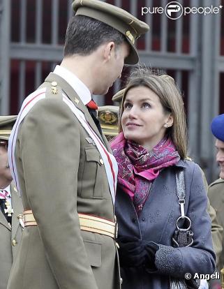 Letizia et Felipe en Espagne, plus amoureux que jamais. Le 29 février 2010
