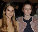 Gaia Repossi et Audrey Marnay lors du défilé Nina Ricci pour la fashion week prêt-à-porter automne-hiver à Paris le 4 mars 2010