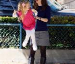 Jennifer Garner et sa fille Violet (4 février 2010, Brentwood)