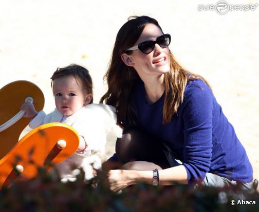 Jennifer Garner et ses filles Seraphina et Violet (4 février 2010, Brentwood)
