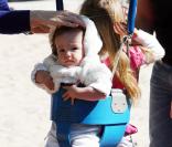 Jennifer Garner et ses filles Seraphina et Violet (4 février 2010, Brentwood)