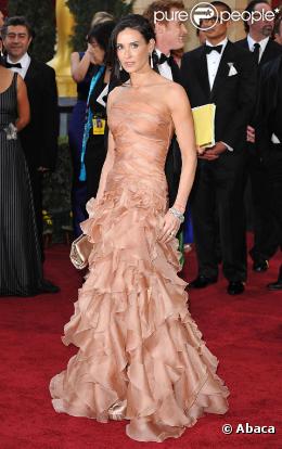 Demi Moore à l'occasion du tapis rouge de la 82e cérémonie des Oscars, au Kodak Theatre de Los Angeles, le 7 mars 2010.