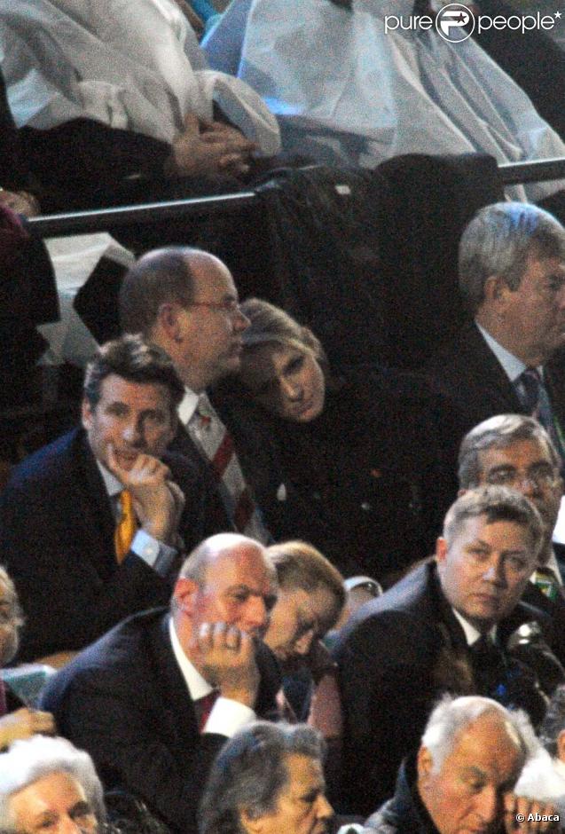 Albert Grimaldi et Charlene Wittstock à Vancouver. Février 2010