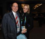 Albert Grimaldi et Charlene Wittstock à Vancouver. Février 2010
