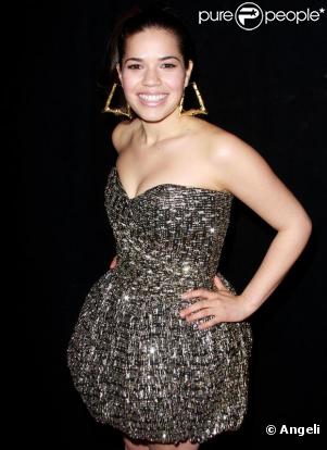 America Ferrera à la première du film Our Family Wedding à New York le 9 mars 2010