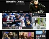 Sébastien Chabal a lancé son site Internet officiel le 11 mars 2010