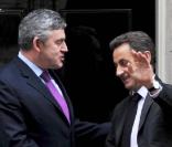 Nicolas Sarkozy rencontre Gordon Brown le 12 mars 2010
