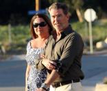 Pierce Brosnan et sa femme Keely (17 mars 2010 à Los Angeles)