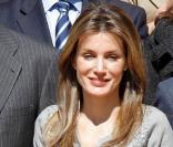 Letizia d'Espagne et son mari le prince Felipe à Madrid, le 17 mars 2010