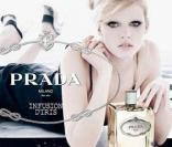 Lara Stone : nouvelle égérie du parfum Infusion d'Iris de Prada 