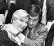 Line Renaud et Thierry Le Luron, à Paris, le 28 février 1978 