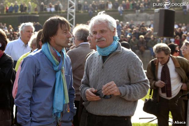 Yann Arthus-Bertrand et Nicolas Hulot